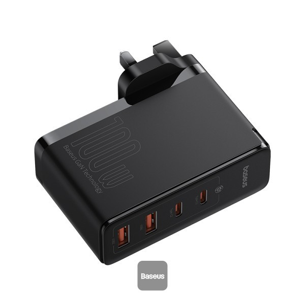 شارژر دیواری 100 وات بیسوس مدل GAN5 PRO 100W به همراه کابل USB-C