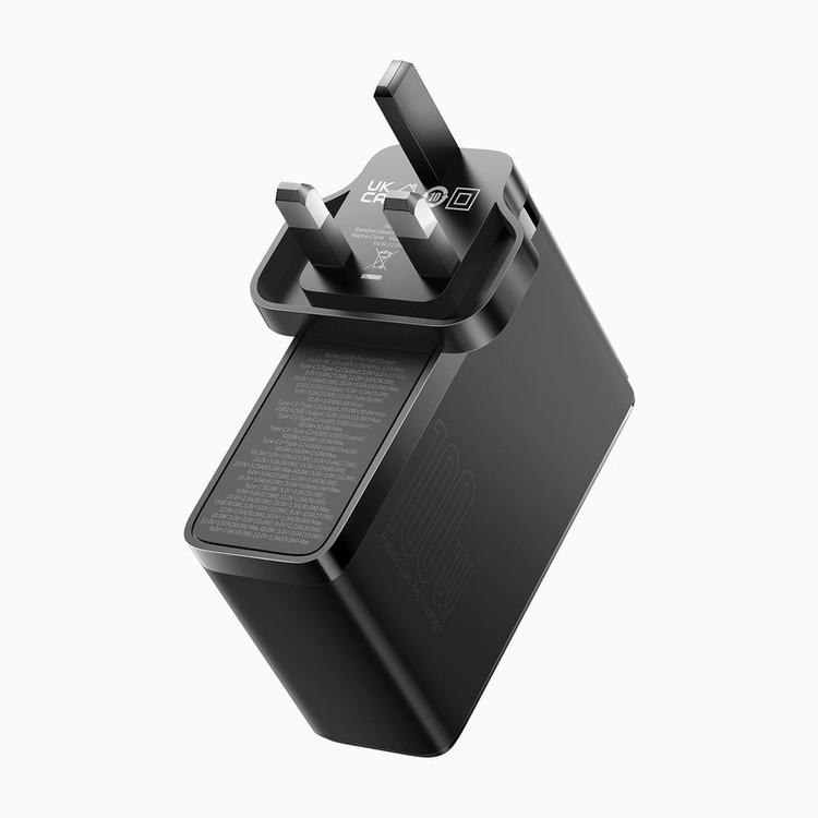 شارژر دیواری 100 وات بیسوس مدل GAN5 PRO 100W به همراه کابل USB-C