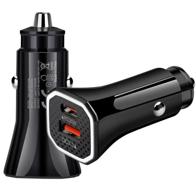شارژر فندکی 38 وات دو پورت هاگوجو مدل SD2670