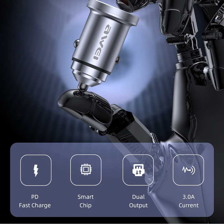 شارژر فندکی 45 وات اوی مدل C-708