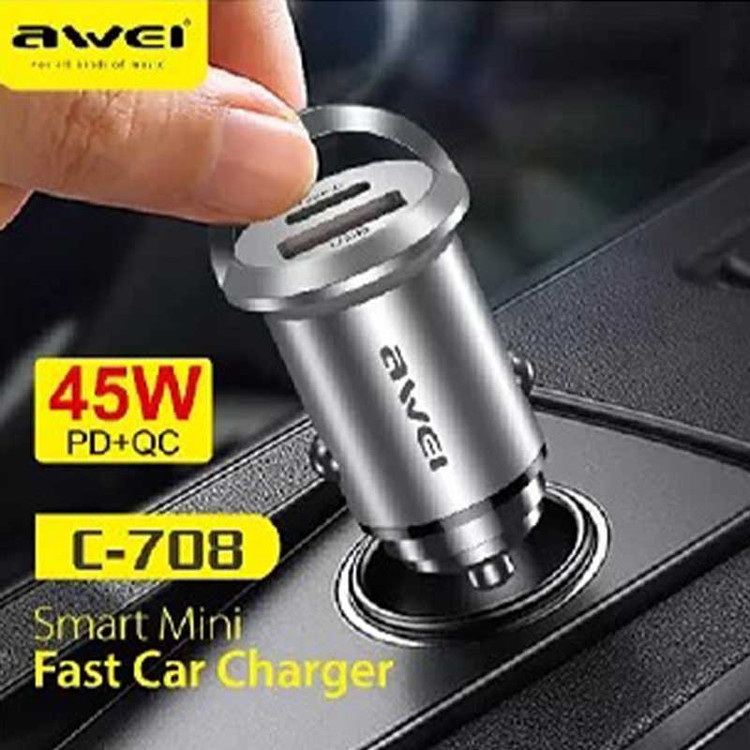 شارژر فندکی 45 وات اوی مدل C-708