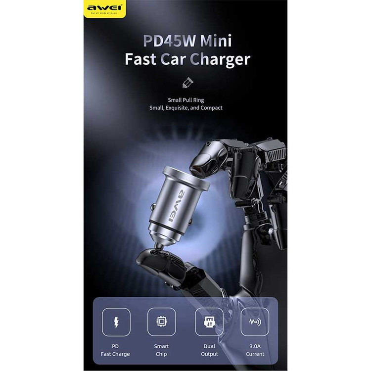 شارژر فندکی 45 وات اوی مدل C-708