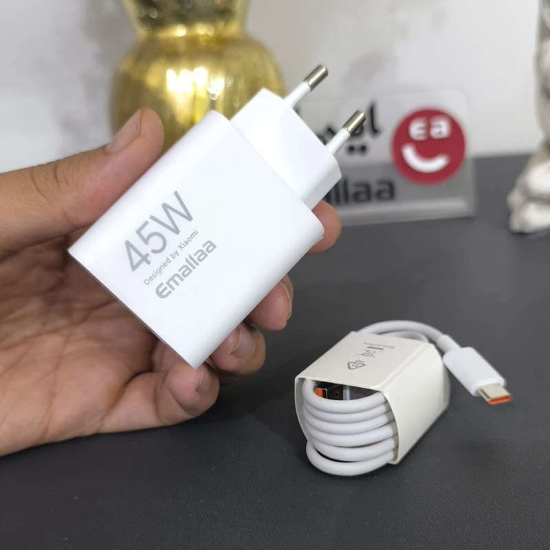 شارژر دیواری 45 وات ایمالا مدل Note 14 Pro به همراه کابل USB-C