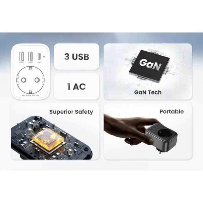 شارژر دیواری 30 وات یوگرین مدل CD314 کد 90613