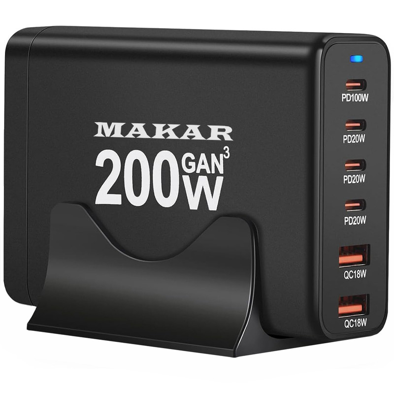 شارژر رومیزی 200 وات ماکار مدل 200W-Desktop