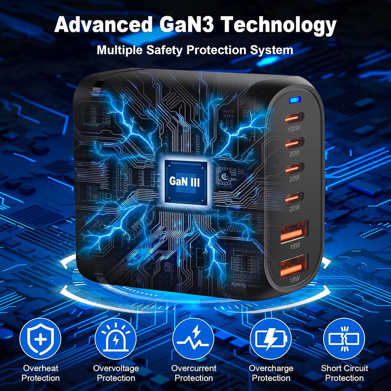شارژر رومیزی 200 وات ماکار مدل 200W-Desktop