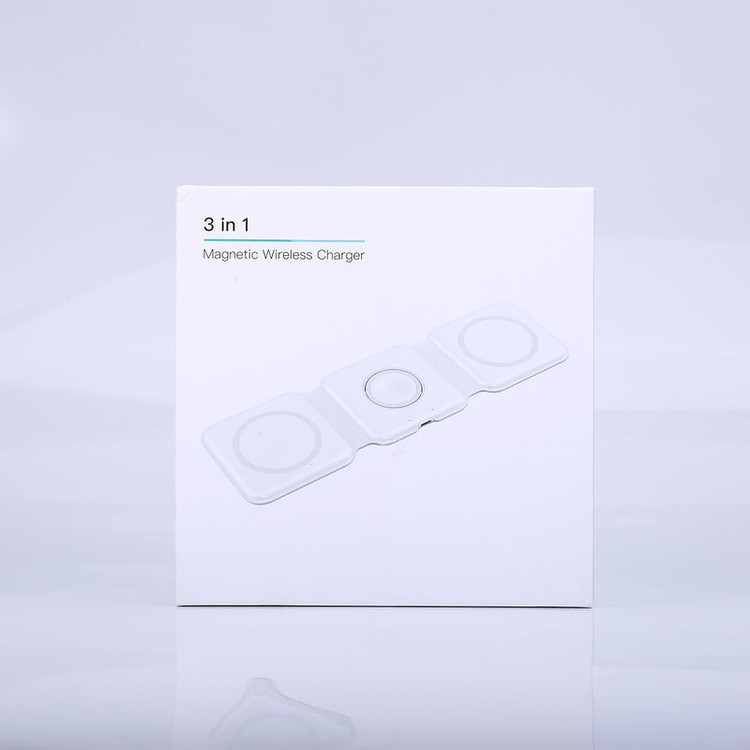 شارژر بی سیم مدل 3in1 magnetic wireless charger