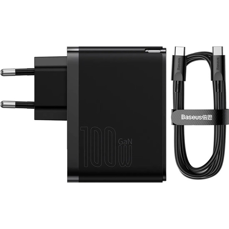 شارژر دیواری باسئوس مدل GaN5 Pro 100W CCGP090201