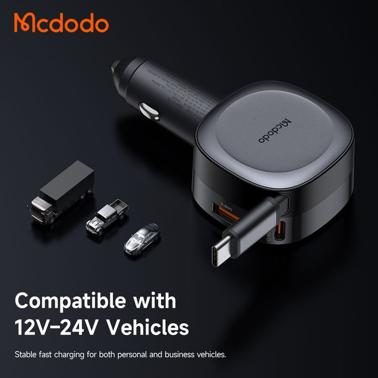 شارژر فندکی 75 وات 3 پورت مک دودو مدل CC-156