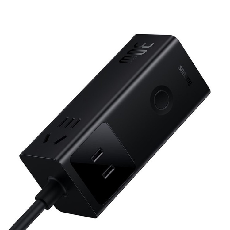 شارژر رومیزی 30 وات بیسوس مدل Power Combo Digital Powerstrip