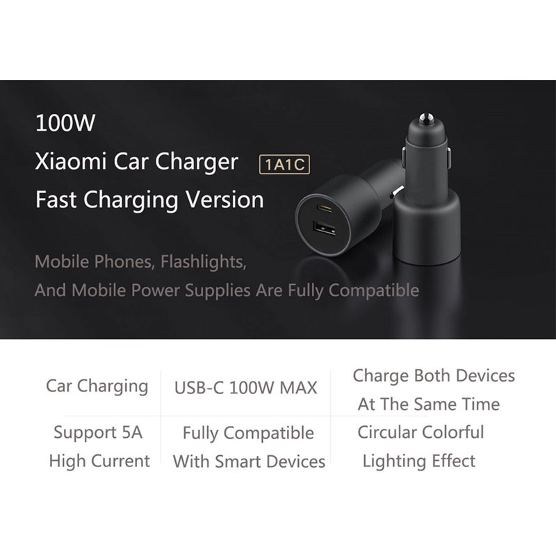 شارژر فندکی 100 وات مدل MDY-16-ER