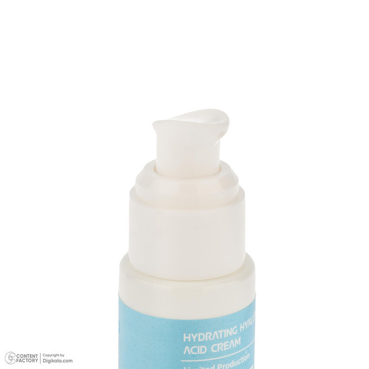 کرم آبرسان صورت گلاما مدل Hyaluronic Acid مناسب برای انواع پوست حجم 50 میلیلیتر