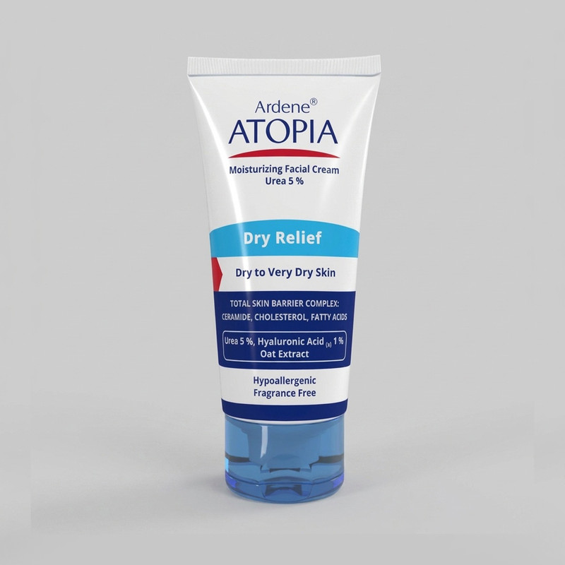 کرم مرطوبکننده صورت آردن آتوپیا مدل Dry Relief حجم 50 میلیلیتر