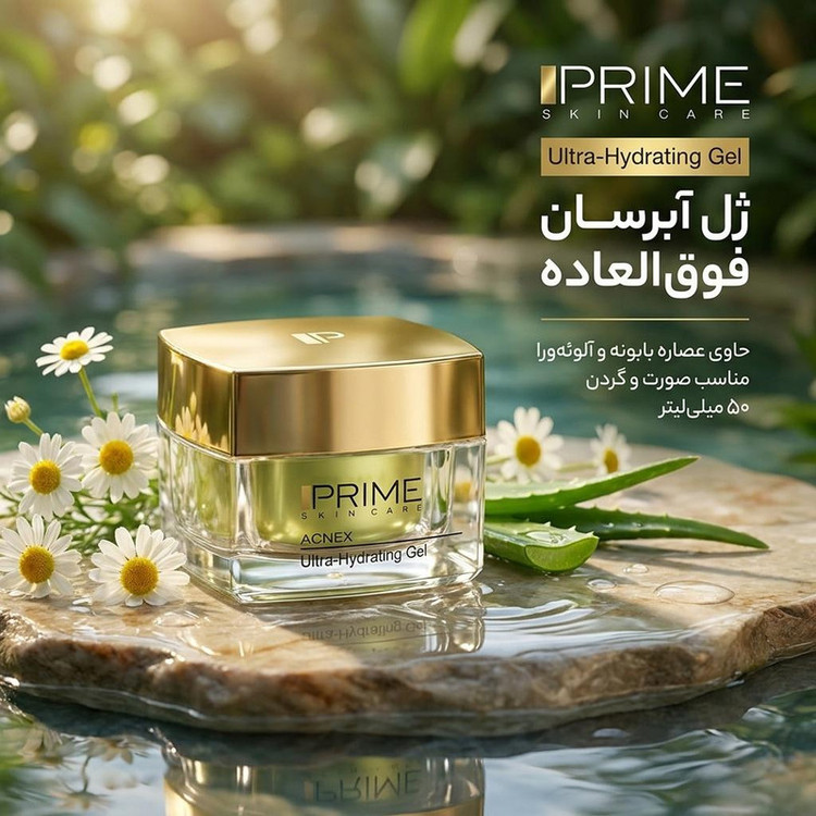 ژل آبرسان پرایم مدل Ultra-Hydrating حجم 50 میلیلیتر