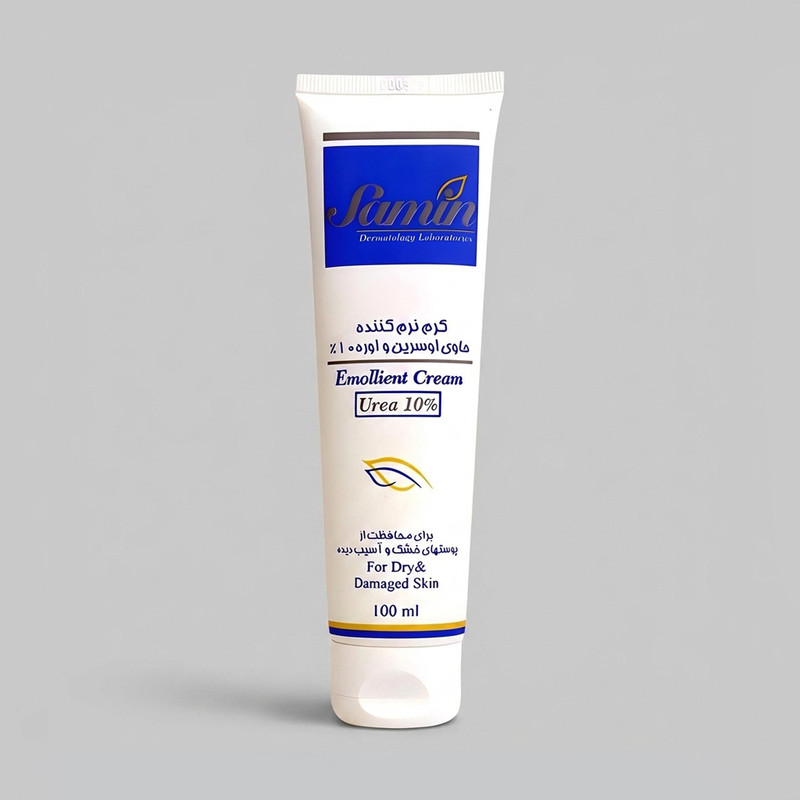 کرم نرم‌کننده ثمین مدل اوسرین و اوره 10درصد حجم 100 میلی‌لیتر