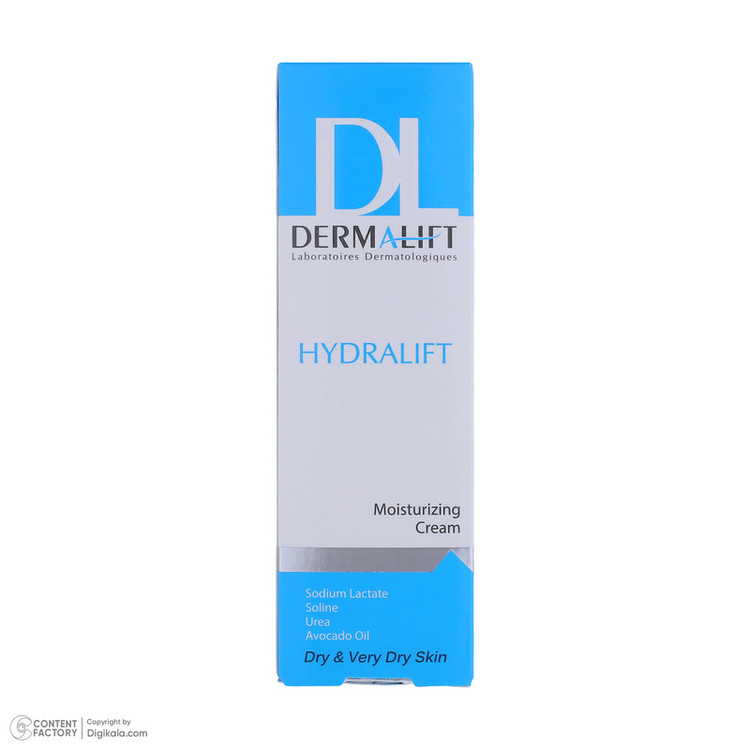 کرم مرطوب کننده صورت درمالیفت مدل HYDRALIFT مناسب پوستهای خشک حجم 50 میلی لیتر