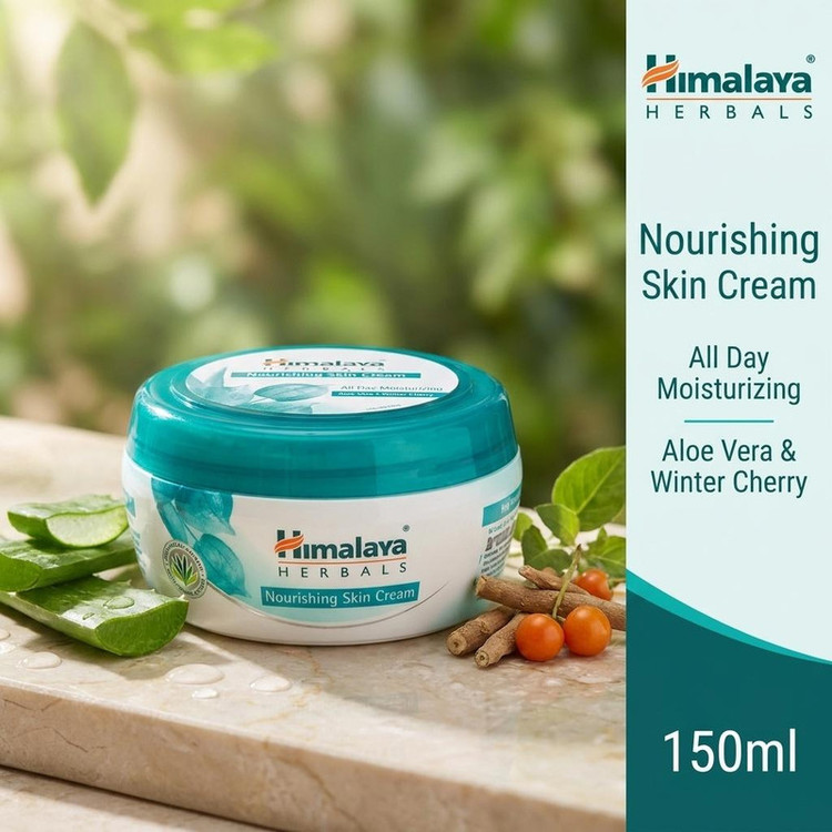 کرم مرطوبکننده هیمالیا مدل Herbals حجم 150 میلیلیتر