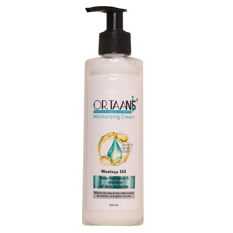 کرم مرطوب کننده اورتانیس مدل مورینگا حجم 250 میلی لیتر