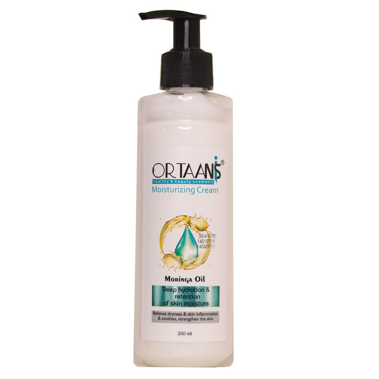 کرم مرطوب کننده اورتانیس مدل مورینگا حجم 250 میلی لیتر