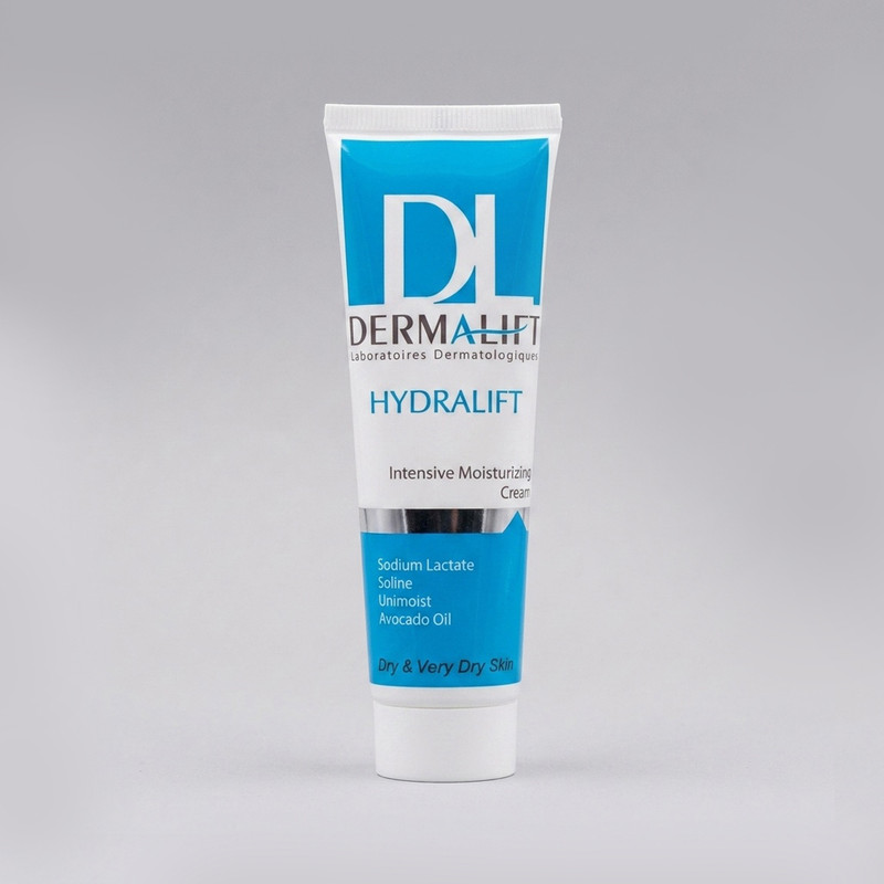 کرم مرطوب‌ کننده صورت درمالیفت مدل Hydralift Intensive مناسب پوست خشک حجم 50 میلی‌ لیتر
