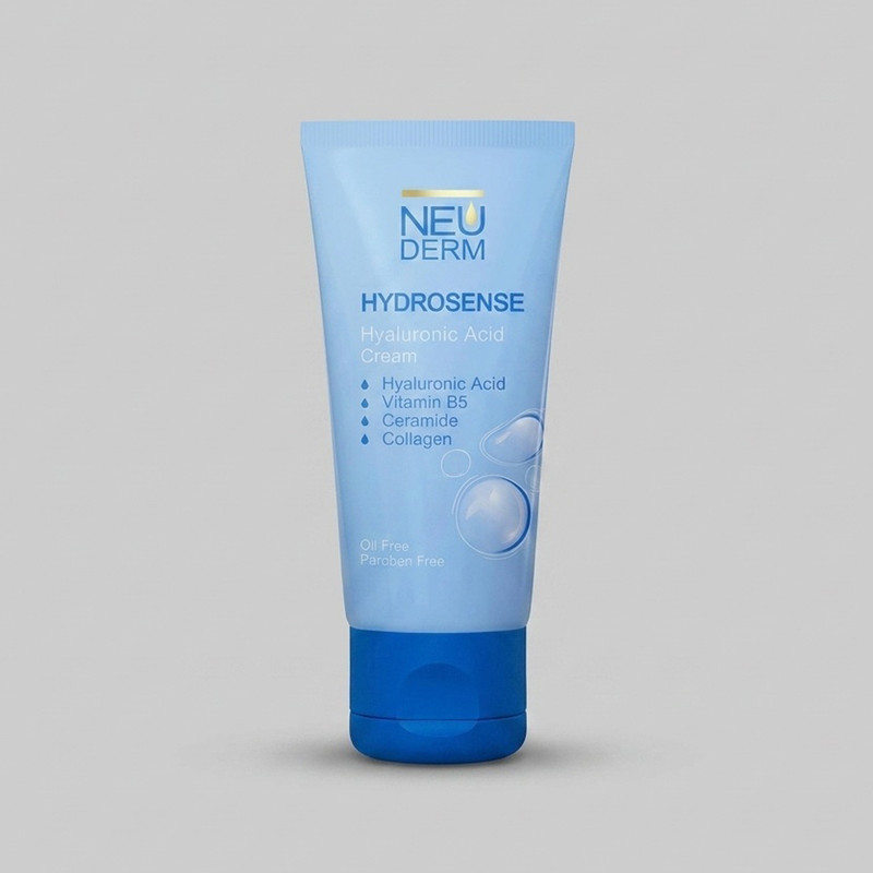 کرم آبرسان نئودرم مدل Hyaluronic-acid حجم 50 میلی‌لیتر