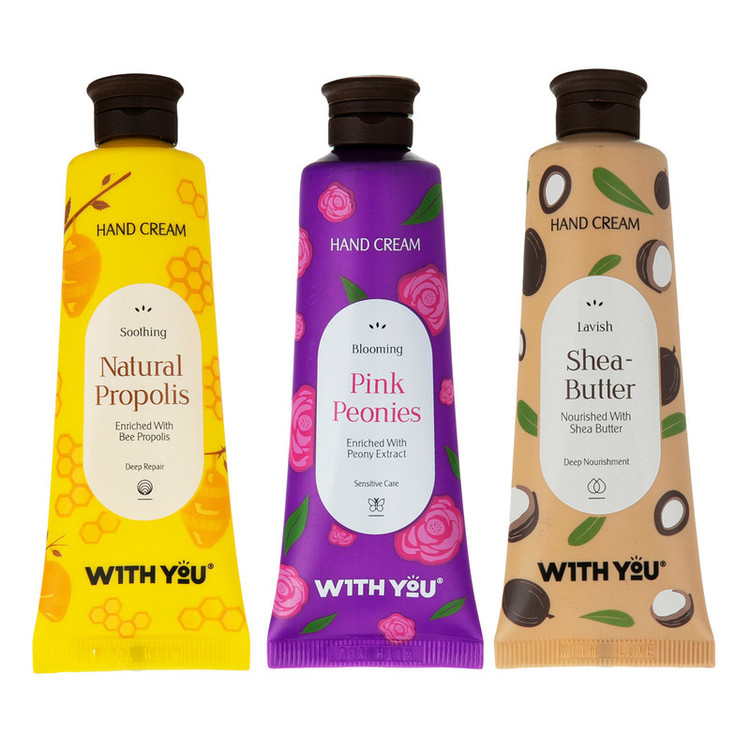 کرم مرطوب کننده ویت یو مدل Pink Peonies و Shea Butter و Natrual Propolis حجم 50 میلی لیتر