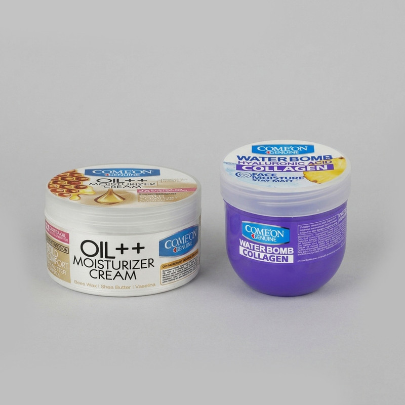 کرم آبرسان کامان سری واتربمب مدل COLLAGEN حجم 200 میلی لیتر به همراه کرم مرطوب کننده کامان مدل + Oil حجم 250 میلی لیتر