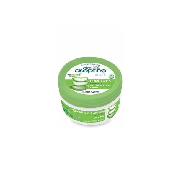 کرم مرطوبکننده دست و صورت سیر آسپتین مدل aloe vera مناسب برای انواع پوست حجم 30 میلیلیتر