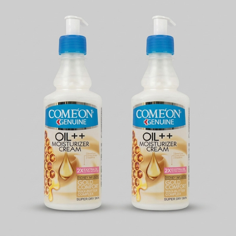کرم مرطوب کننده کامان مدل Extra oil حجم 400 میلی لیتر مجموعه 2 عددی