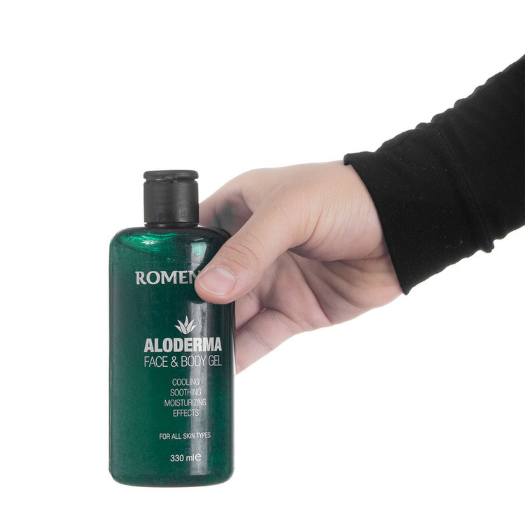 ژل آبرسان رومنزو مدل لیفتینگ آلوئه ورا حجم 330 میلی لیتر