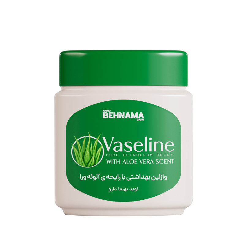 وازلین لب و دست نوید بهنما دارو مدل ALOE VERA مناسب برای انواع پوست حجم 115 میلیلیتر مجموعه 12 عددی