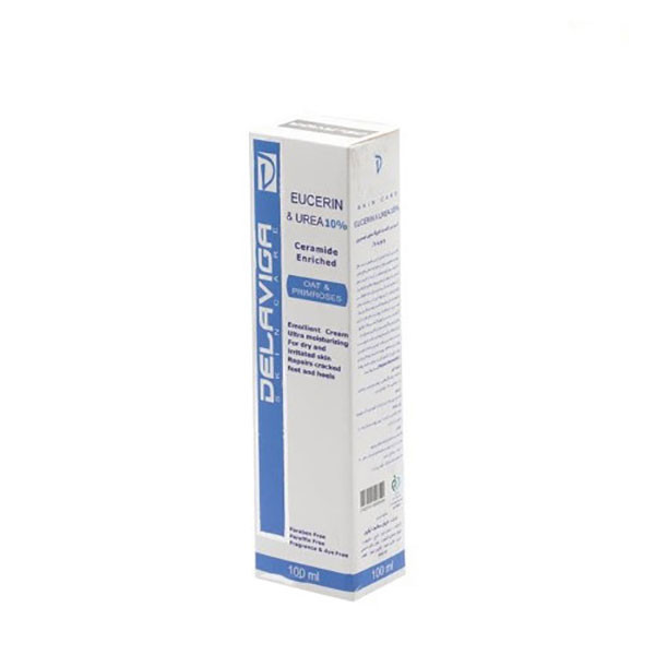 کرم نرم کننده دلاویگا مدل اوسرین اوره 10% حجم 100 میلی لیتر