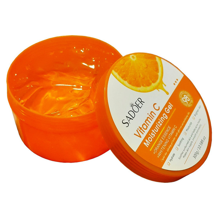 ژل آبرسان دست و صورت سادور مدل Vitamin C مناسب برای انواع پوست وزن 300 گرم
