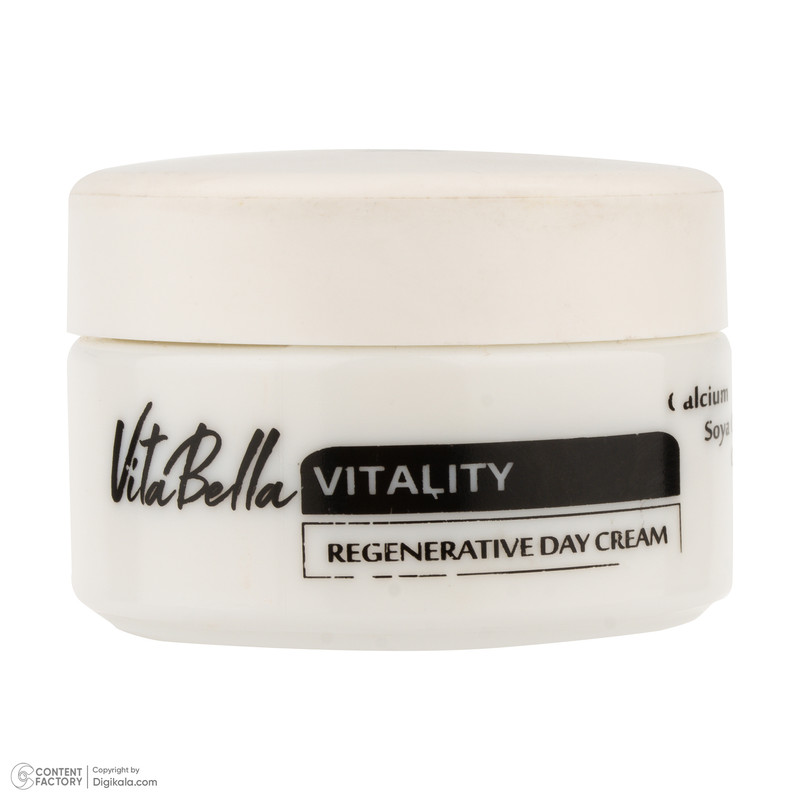 کرم مرطوب کننده صورت، گردن، بدن ویتابلا مدل VITALITY مناسب برای انواع پوست حجم 50 میلیلیتر