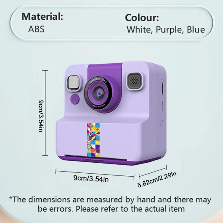 دوربین عکاسی و فیلمبرداری چاپ سریع کودک مدل Print Camera