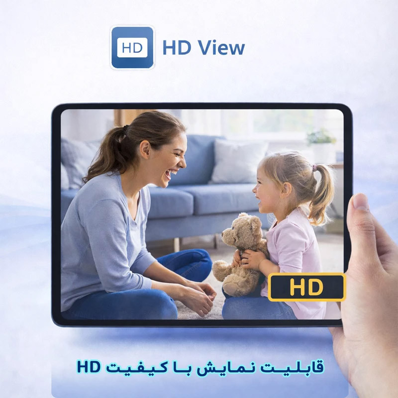 دوربین امنیتی تحت شبکه فضای داخلی وونک مدل M2 3mp با اتصال بیسیم، چرخش 360 درجه، تشخیص حرکت و مکالمه دوطرفه
