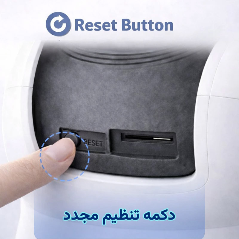 دوربین امنیتی تحت شبکه فضای داخلی وونک مدل M2 3mp با اتصال بیسیم، چرخش 360 درجه، تشخیص حرکت و مکالمه دوطرفه