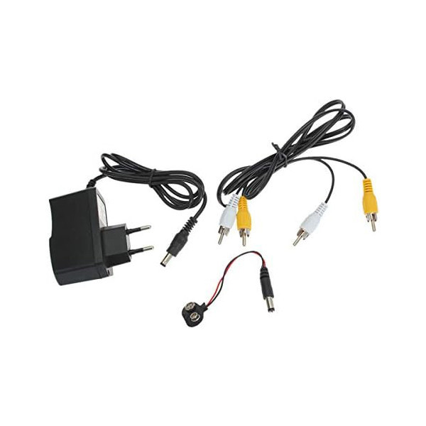 دوربین مداربسته بیسیم 1.2 گیگاهرتز مدل XX-B07JM6TBZH-666 با حسگر تصویر CMOS، رزولوشن PAL 628x582، انتقال تصویر بیسیم تا 100 متر، نصب و کارکرد آسان و منبع تغذیه آداپتور و باتری