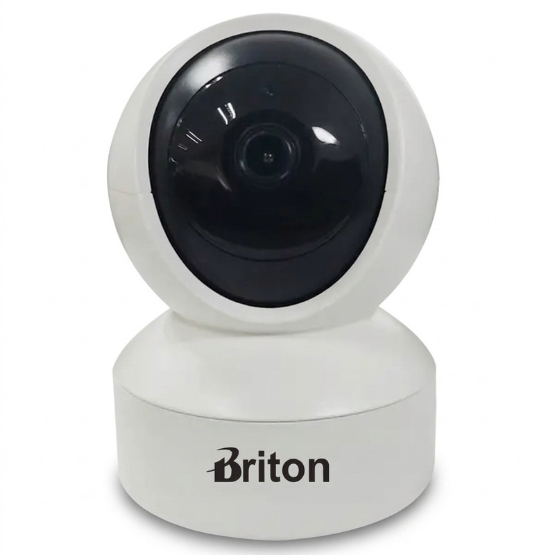 دوربین مداربسته بیسیم برایتون مدل IOT-72P8-S4 با کیفیت 2 مگاپیکسل، قابلیت چرخش و ردیابی حرکت، مکالمه دوطرفه، هشدار صدای گریه کودک، برد IR تا 10 متر و پشتیبانی از کارت حافظه میکرو اسدی تا 256 گیگابایت