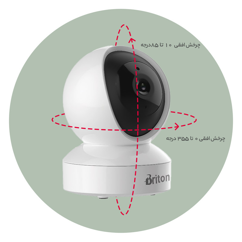دوربین مداربسته تحت شبکه برایتون مدل BIOT_2212P8