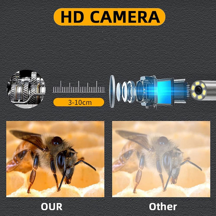 دوربین آندوسکوپی شیلنگی دولنز کد 10M HD New 2025