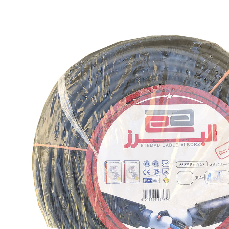 کابل برق 4 در 4 اعتماد کابل البرز مدل ETM44