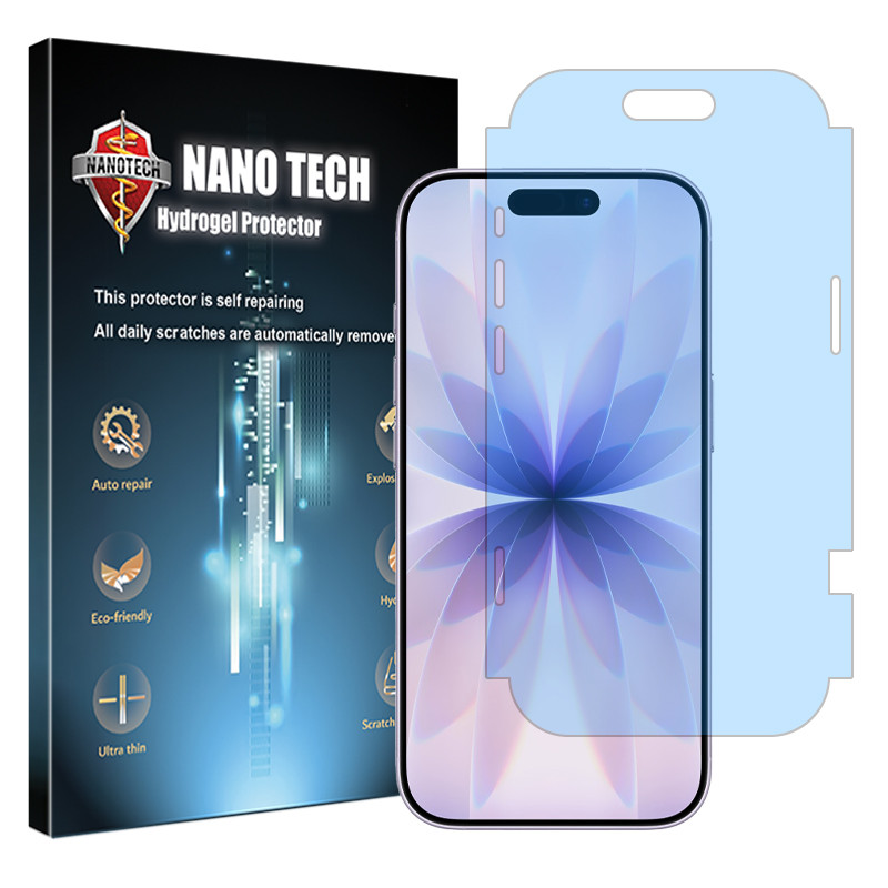 محافظ صفحه نمایش مات آنتی بلو نانو تک مدل Tough مناسب برای گوشی موبایل اپل iPhone 17