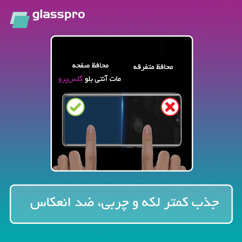 محافظ صفحه نمایش مات آنتی بلو گلس پرو مدل Resistant مناسب برای گوشی موبایل اپل iPhone 17 Pro Max