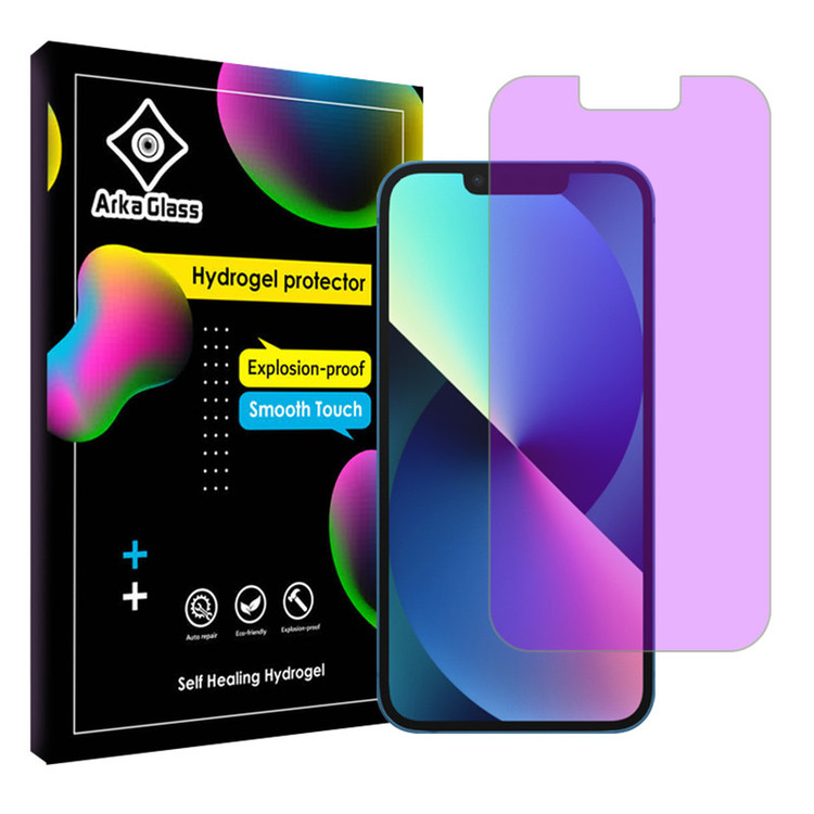 محافظ صفحه نمایش آنتی پرپل آرکا گلس مدل Tough مناسب برای گوشی موبایل اپل iPhone 13