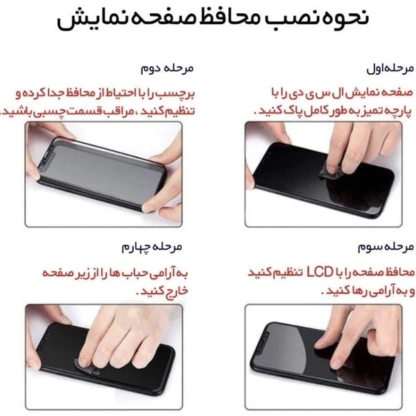 محافظ صفحه نمایش ال کا جی مدل فول چسب مناسب برای گوشی موبایل Redmi Note 14 Pro 5G
