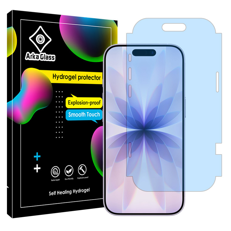 محافظ صفحه نمایش مات آنتی بلو آرکا گلس مدل Tough مناسب برای گوشی موبایل اپل iPhone 17
