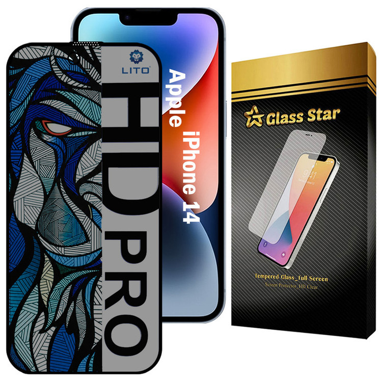 محافظ صفحه نمایش گلس استار مدل LITOPRVG مناسب برای گوشی موبایل اپل iPhone 14