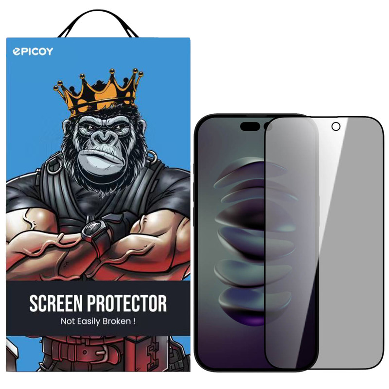 محافظ صفحه نمایش حریم شخصی اپیکوی مدل Pry مناسب برای گوشی موبایل اپل iPhone 14 Pro Max