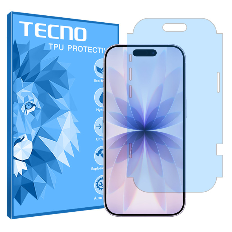 محافظ صفحه نمایش مات آنتی بلو تکنو مدل Resistant مناسب برای گوشی موبایل اپل iPhone 17